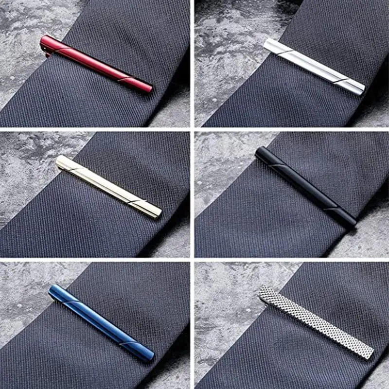 8Pcs Fashion Tie Clips - Orchid Boutique Shop