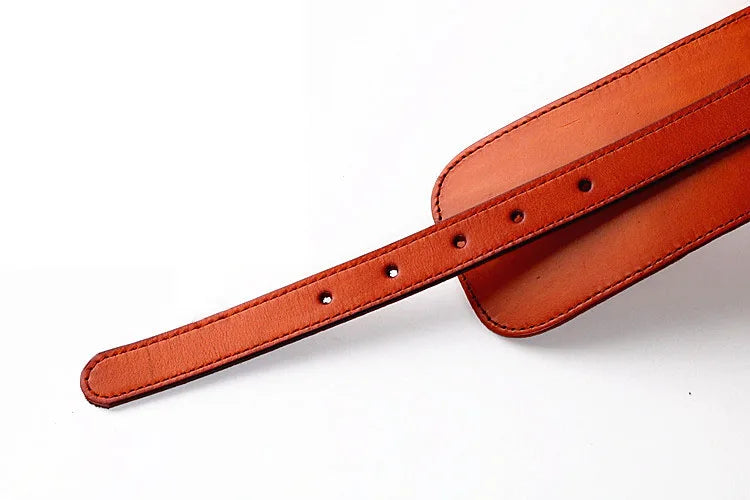 High Quality 100% Cowskin Wide Belt - Orchid Boutique Shop