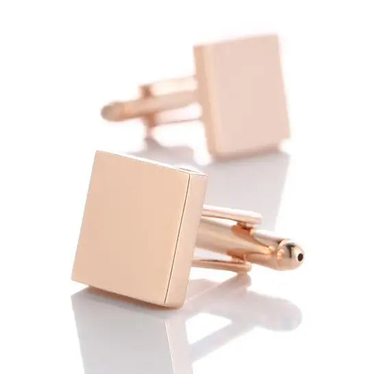 10 pairs Classic Square Plain Cufflinks - Orchid Boutique Shop