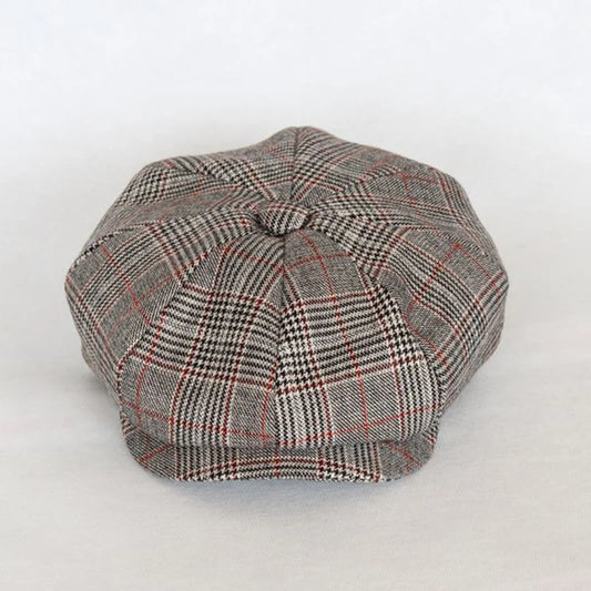 Lattice Newsboy Octagonal Cap for Men and Women - Orchid Boutique Shop