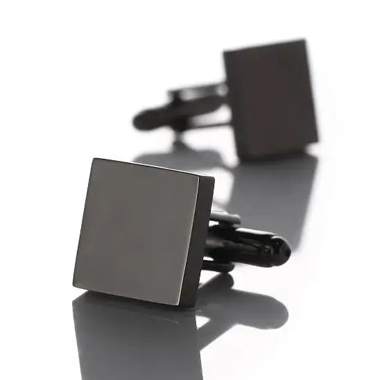 10 pairs Classic Square Plain Cufflinks - Orchid Boutique Shop