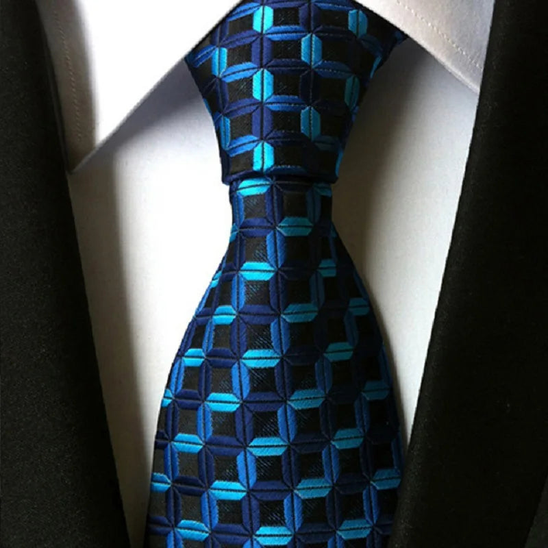 HOOYI Pattern Men Business Tie - Orchid Boutique Shop