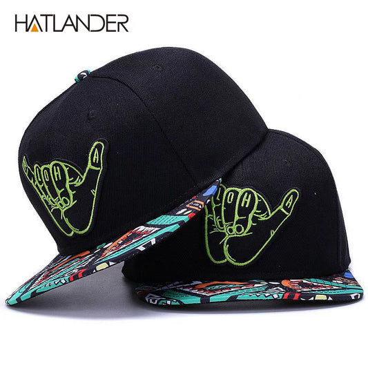 [HATLANDER]Brand Embroidery Retro Baseball Caps for Men and Women - Orchid Boutique Shop