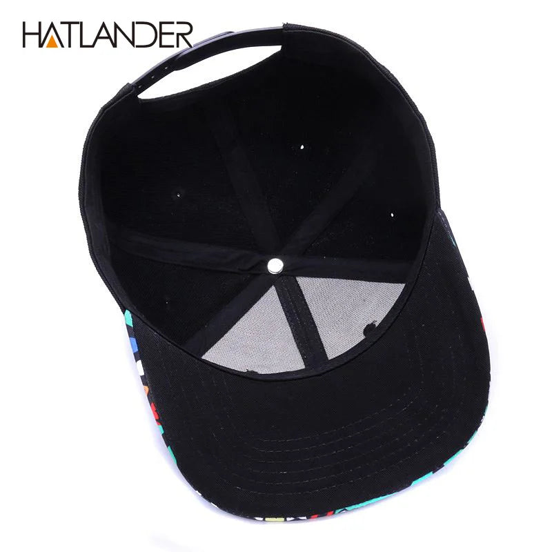 [HATLANDER]Brand Embroidery Retro Baseball Caps for Men and Women - Orchid Boutique Shop