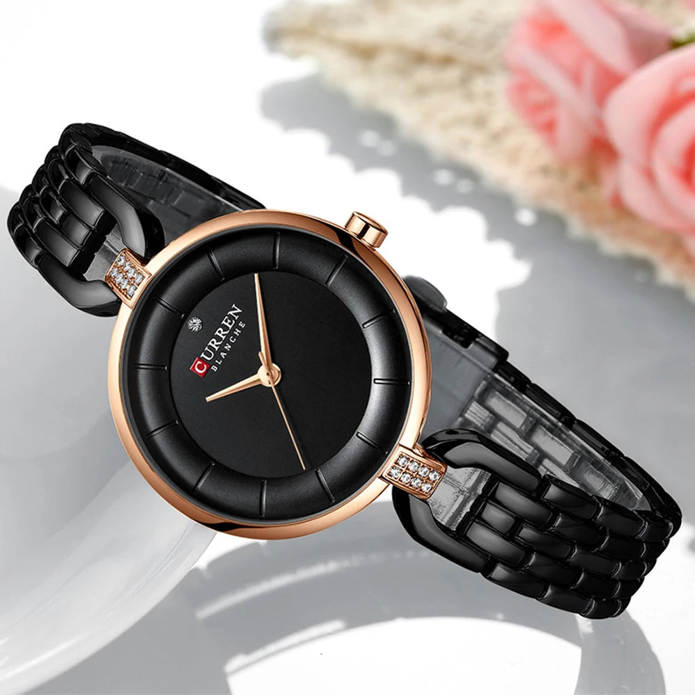 Luxury Brand CURREN Simple Casual Quartz Watch - Orchid Boutique Shop