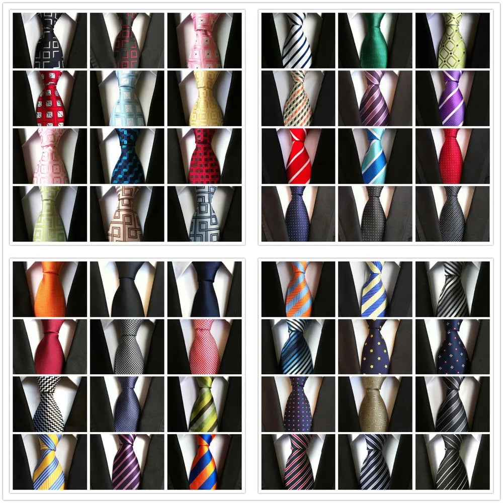 HOOYI Pattern Men Business Tie - Orchid Boutique Shop