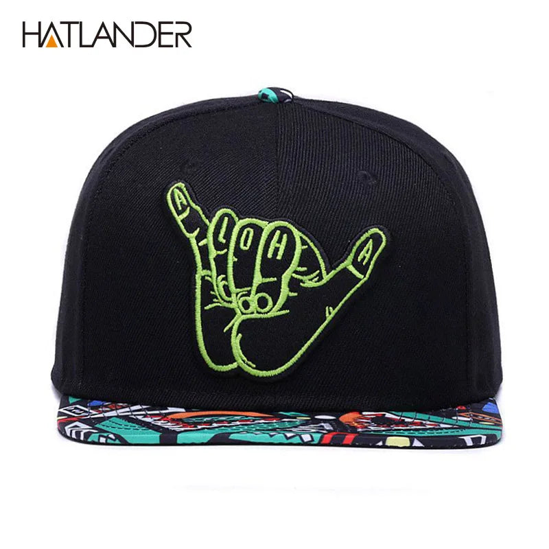 [HATLANDER]Brand Embroidery Retro Baseball Caps for Men and Women - Orchid Boutique Shop