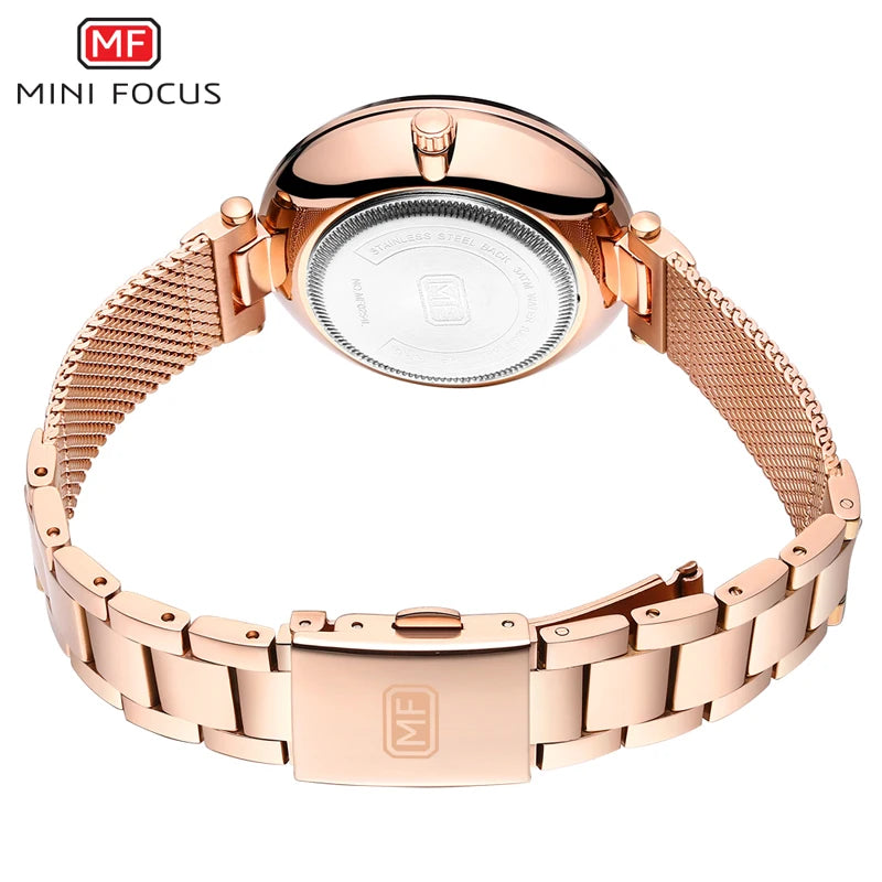 MINIFOCUS Luxury Stainless Steel Women's Watch - Orchid Boutique Shop