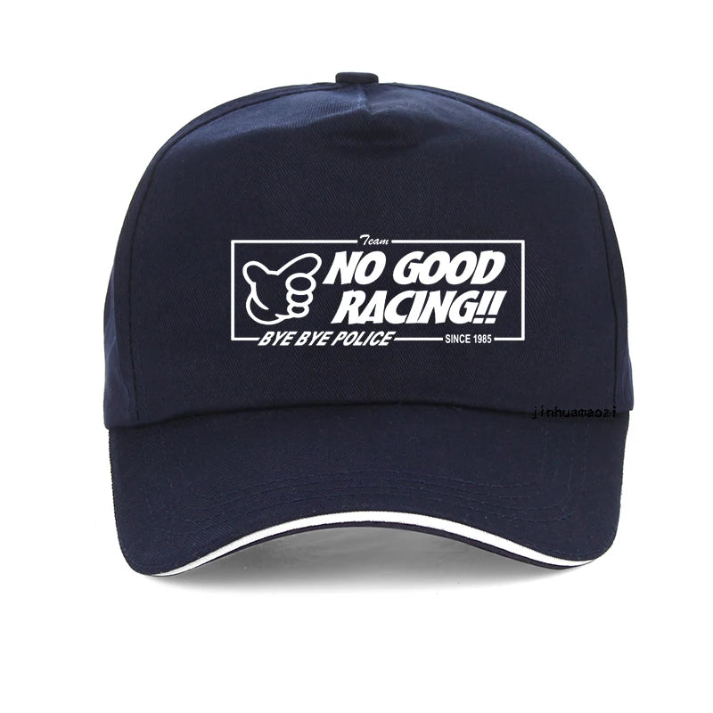 No Good Racing Bye Bye Police Funny Print baseball cap for Men and Women - Orchid Boutique Shop