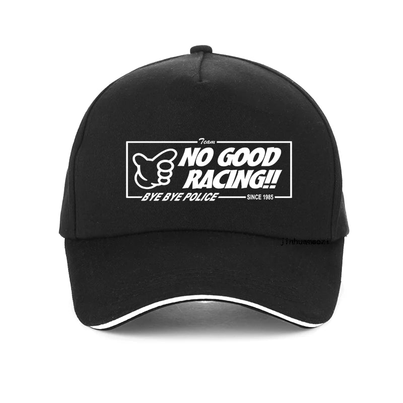 No Good Racing Bye Bye Police Funny Print baseball cap for Men and Women - Orchid Boutique Shop