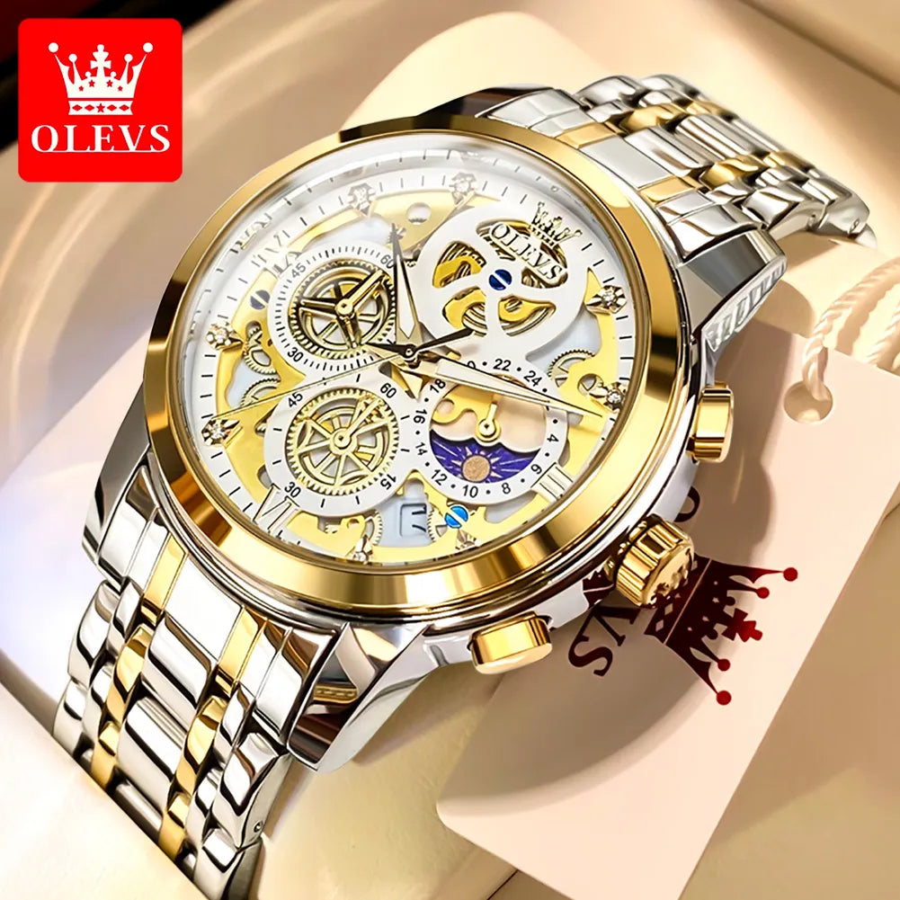 OLEVS Luxury Waterproof Quartz Watch - Orchid Boutique Shop