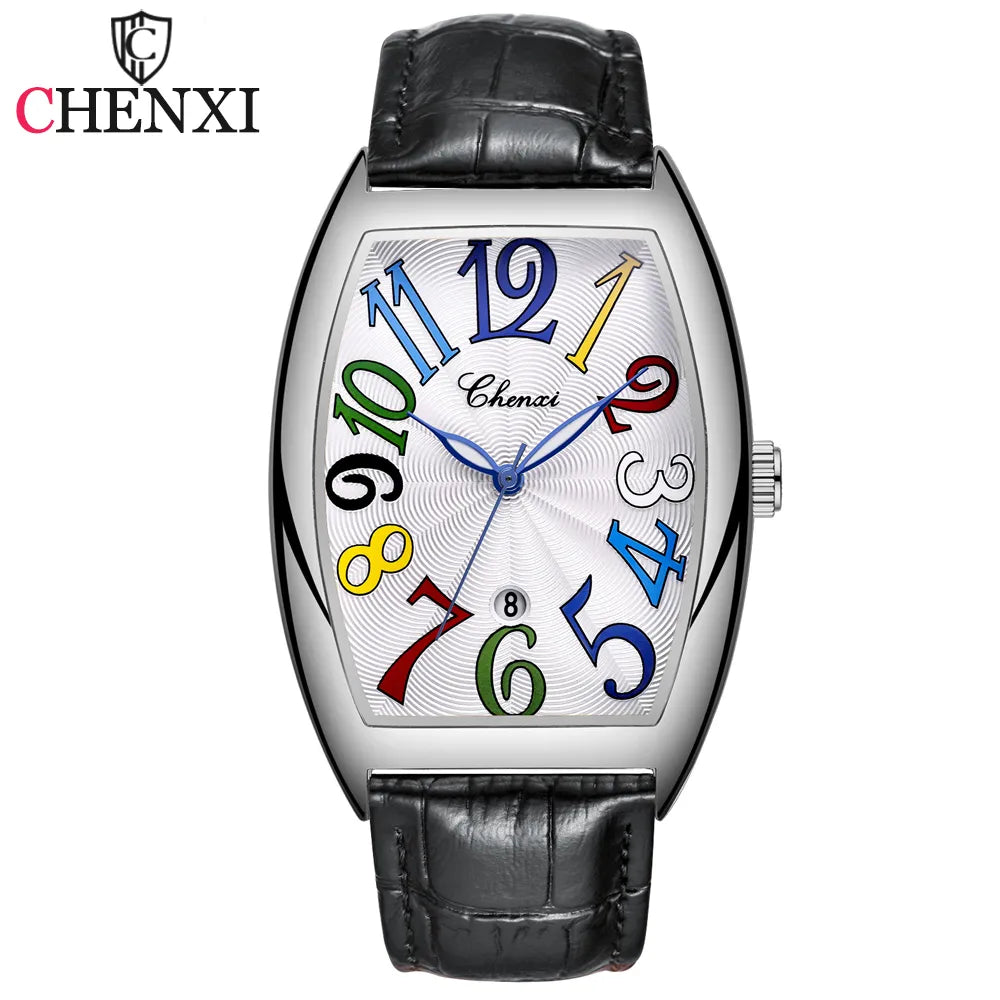 CHENXI Luxury Quartz Watch with Leather Strap - Orchid Boutique Shop