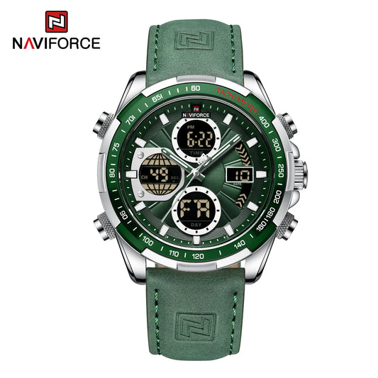 NAVIFORCE Luxury Leather Men's Watch - Orchid Boutique Shop