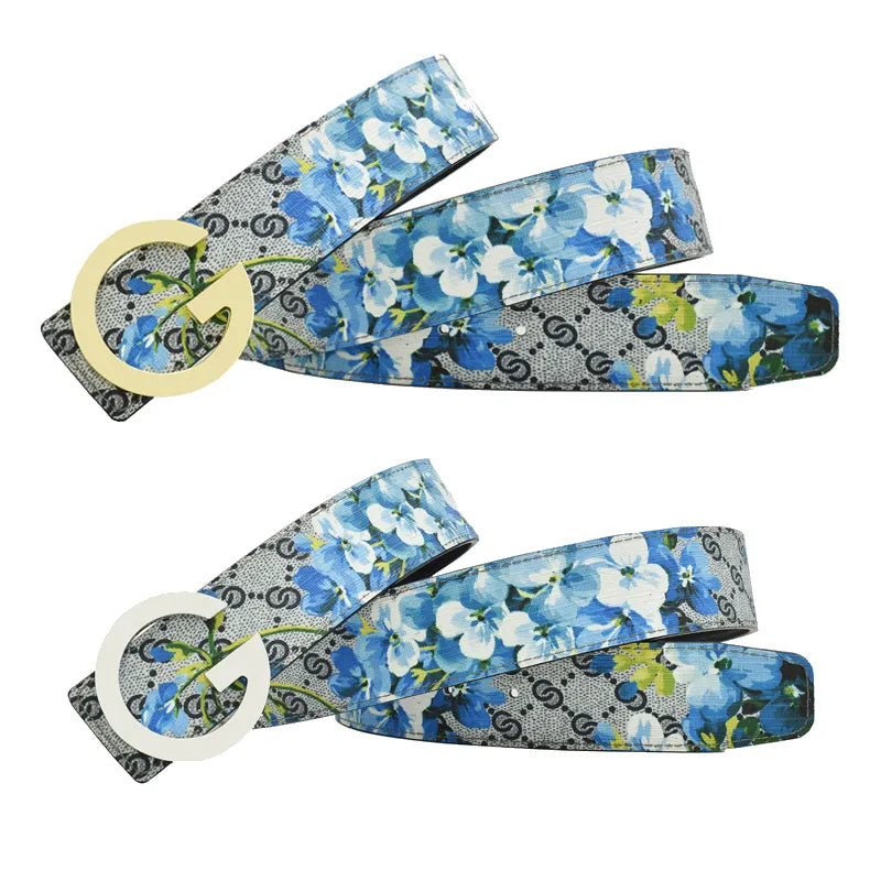 Western Fashion Leather Belt for Men and Women - Orchid Boutique Shop