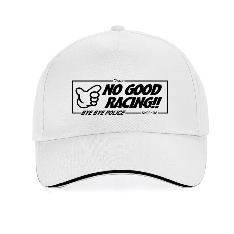 No Good Racing Bye Bye Police Funny Print baseball cap for Men and Women - Orchid Boutique Shop