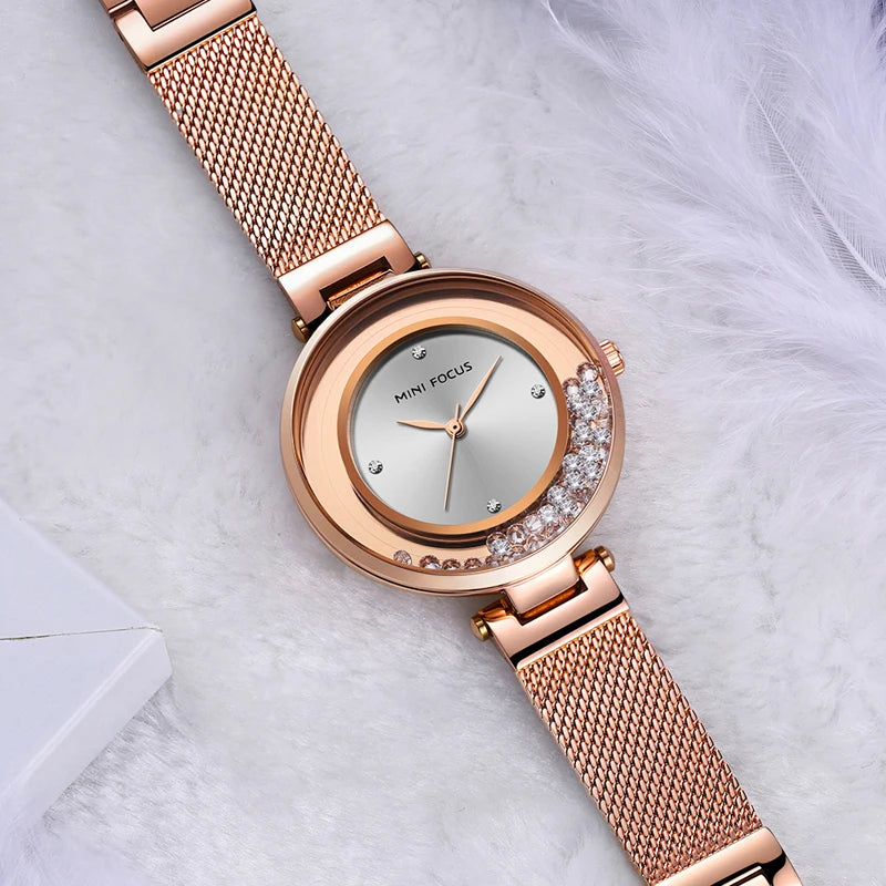 MINIFOCUS Luxury Stainless Steel Women's Watch - Orchid Boutique Shop