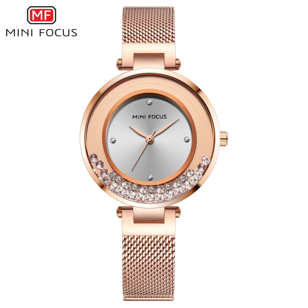 MINIFOCUS Luxury Stainless Steel Women's Watch - Orchid Boutique Shop